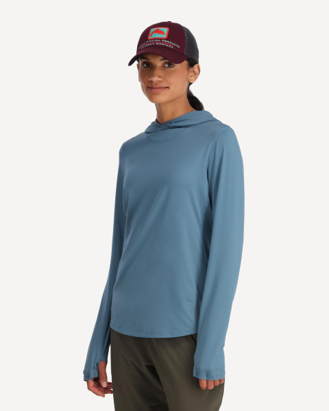 ТермоХуди Simms Women's Bugstopper SolarFlex Hoody (Женский; L; Neptune)